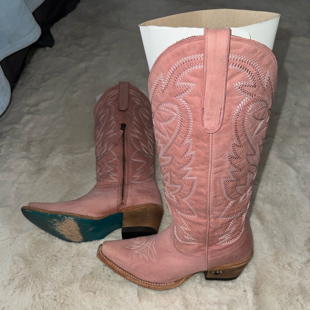 Lane Boots “Smokeshow” western cowboy boots 💕PINK💕 - Picture 4 of 10